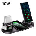 Ultimate 6-in-1 Wireless Charging Dock Station for iPhone and Apple Watch - Fast Charging Pad