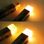 Minecraft Lamp | Pixel Fakkel Met Warm LED Licht